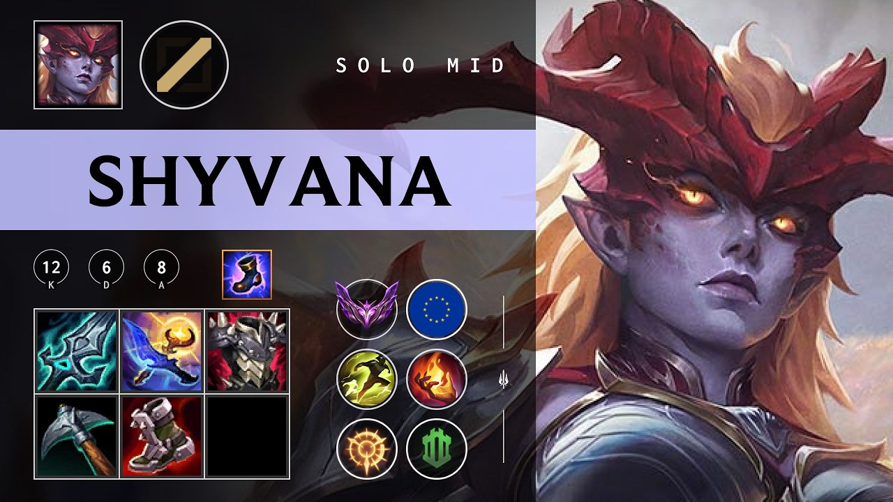 Shyvana Mid vs Irelia - EUNE Master Patch 26.07