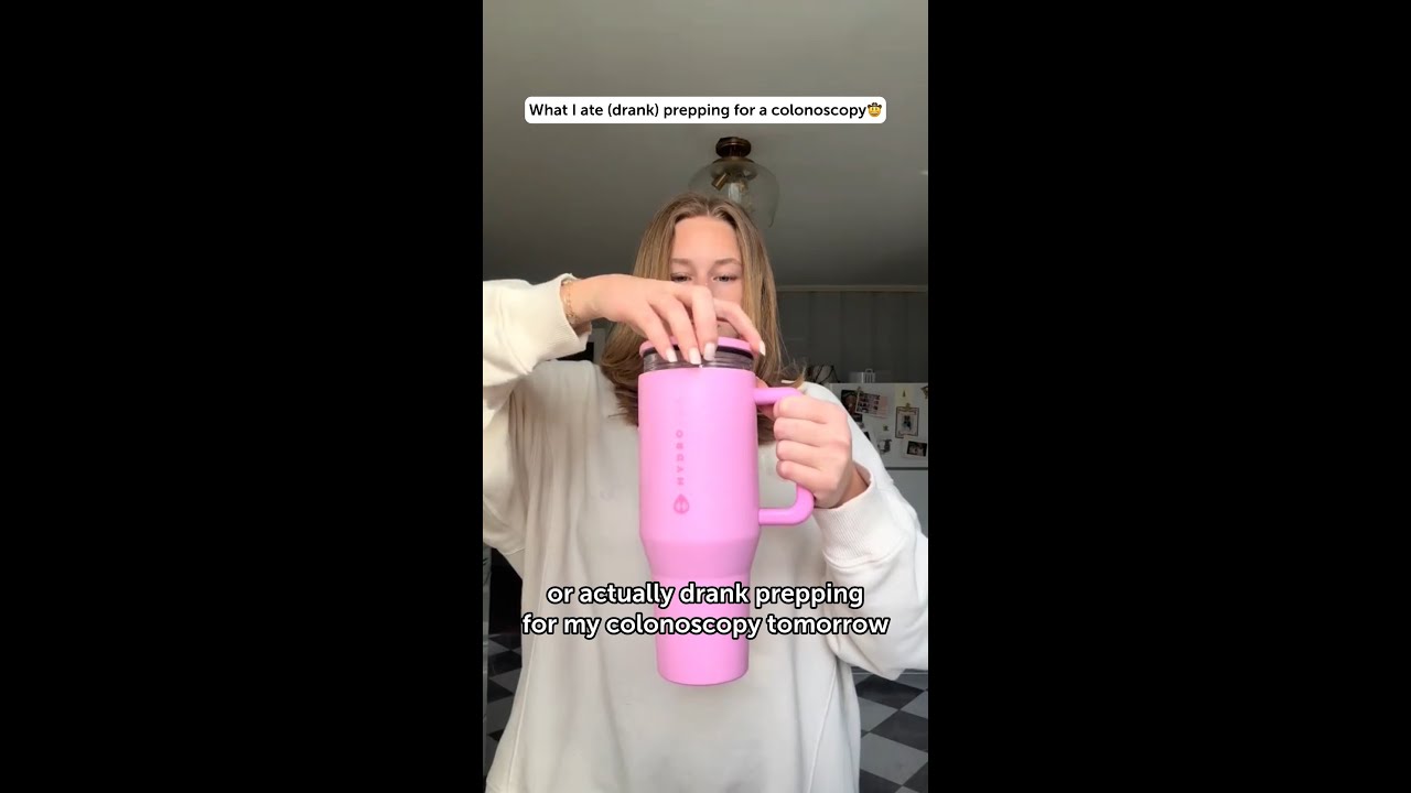 What I ate (drank) prepping for a colonoscopy