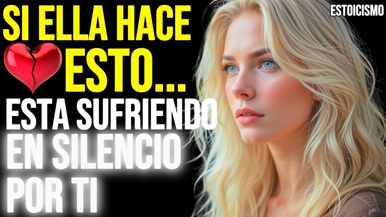 7 Señales De Que Una Mujer SUFRE Por Ti En Silencio Y Nunca Te Lo Va A Decir | Psicología Femenina