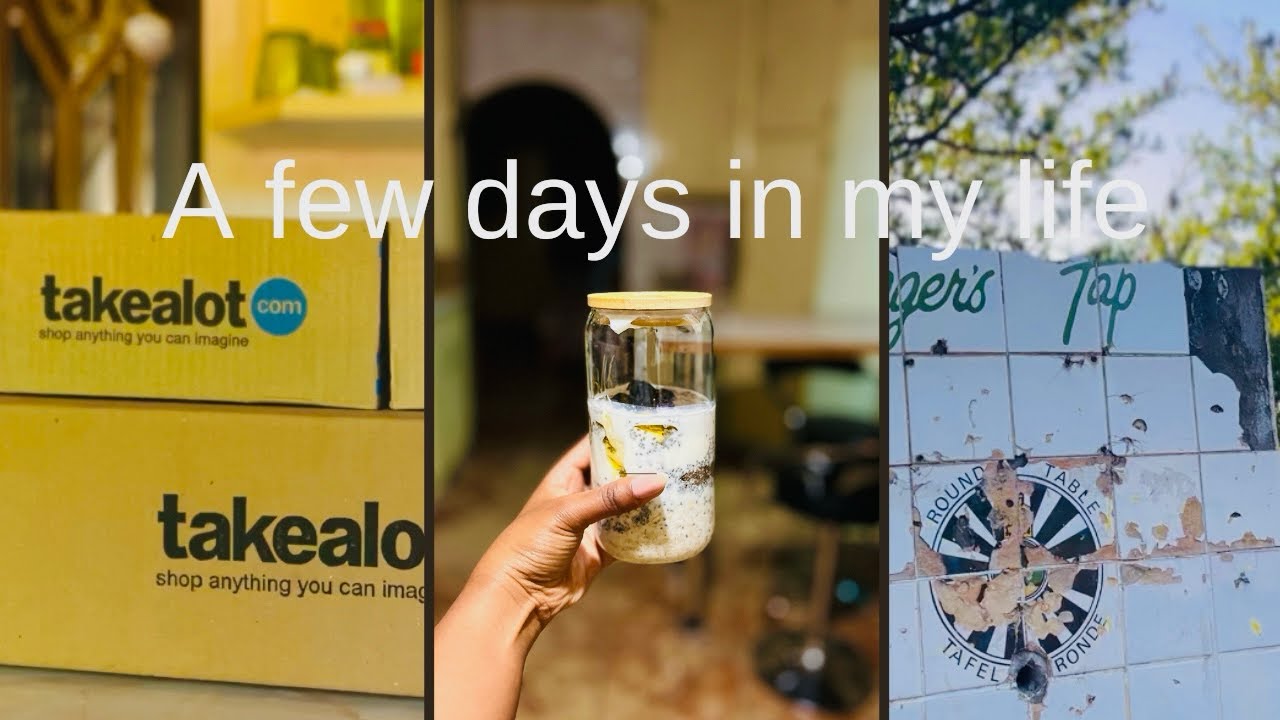Takealot unboxing| morning walk| making overnight oats| #roadto100subs | #healthylifestyle