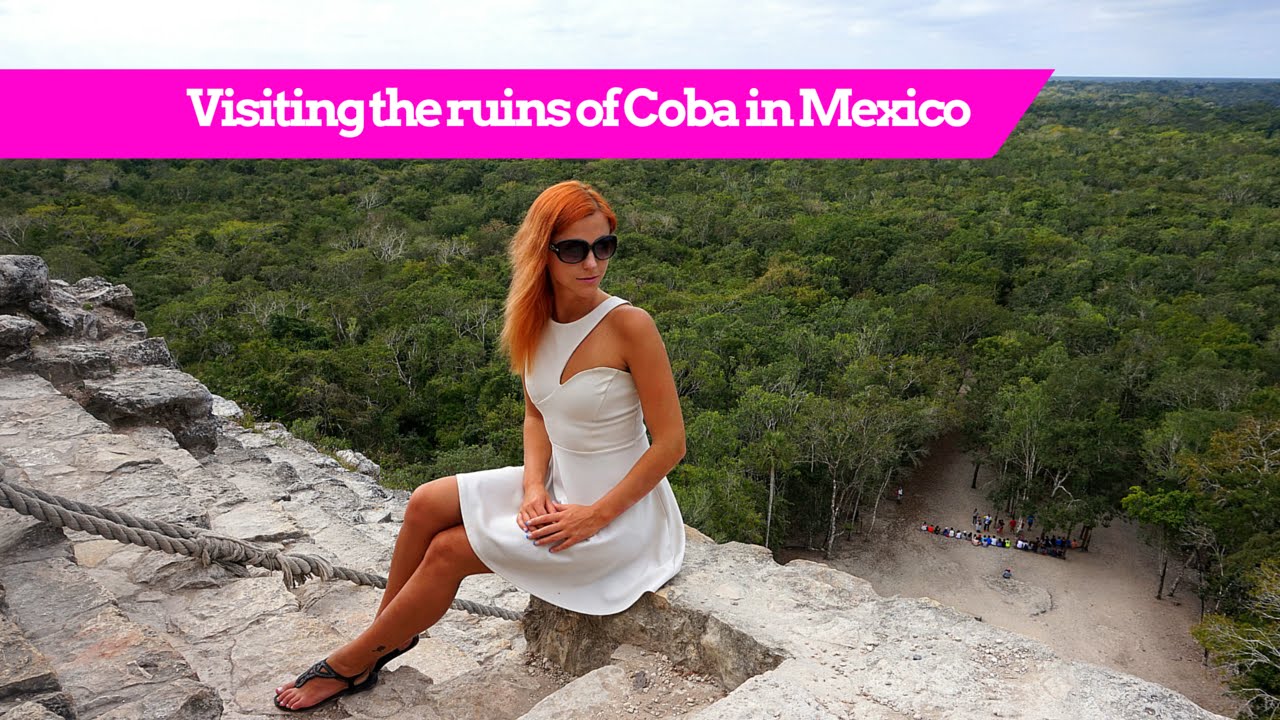 Visiting the Mayan Ruins of Coba near Tulum, Mexico