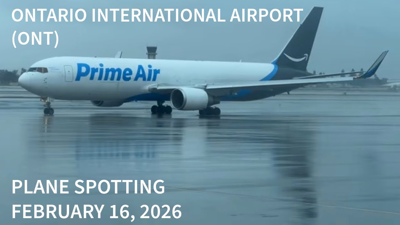 Ontario International Airport (ONT) - Plane Spotting - February 16, 2026