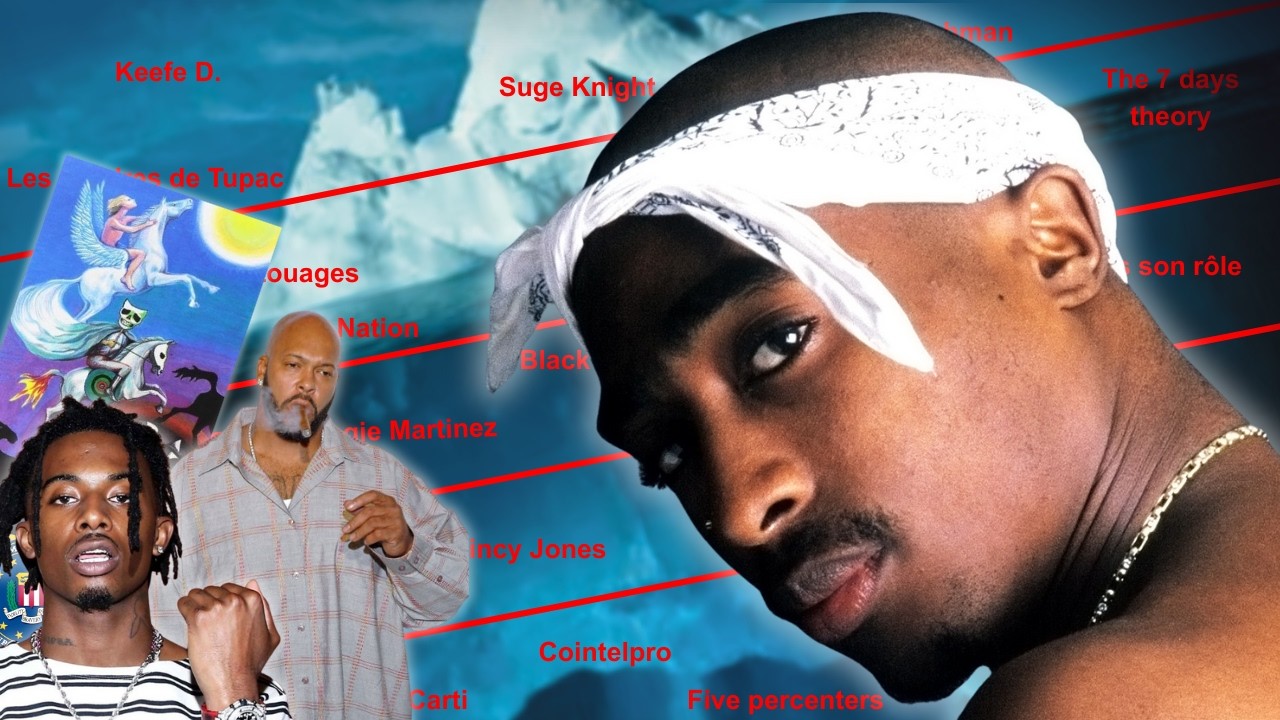 L'iceberg de Tupac Shakur expliqu&eacute; !