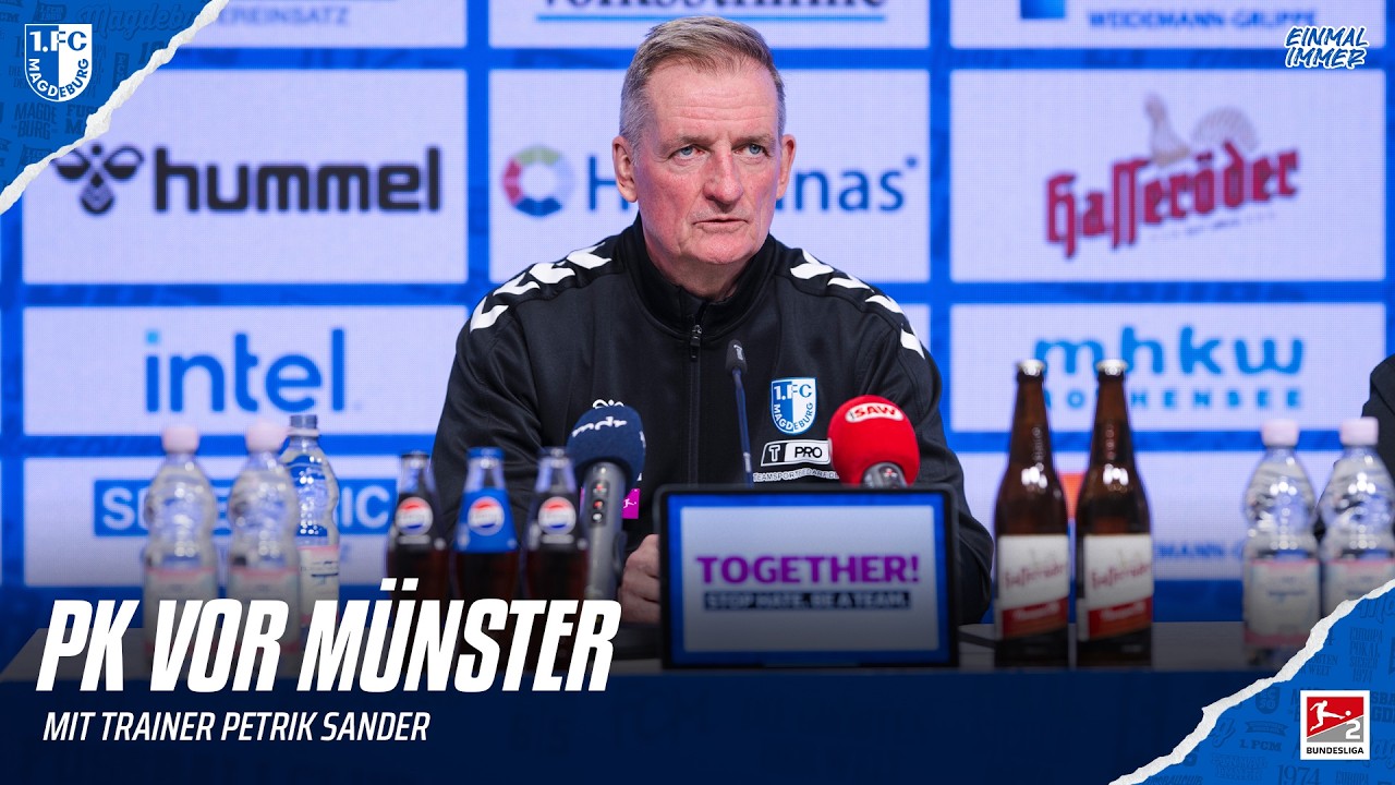 „Haben keinen Grund, Angst zu haben.“ | PK vor dem Auswärtsspiel beim SC Preußen Münster