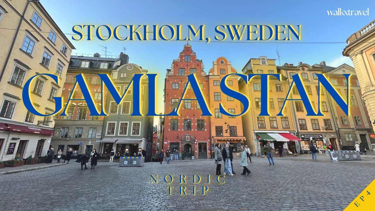🇸🇪EP4 Exploring Stockholm’s Old Town, Gamla Stan, Iron Boy, Storkyrkan, Narrowest Street, Sweden [3]