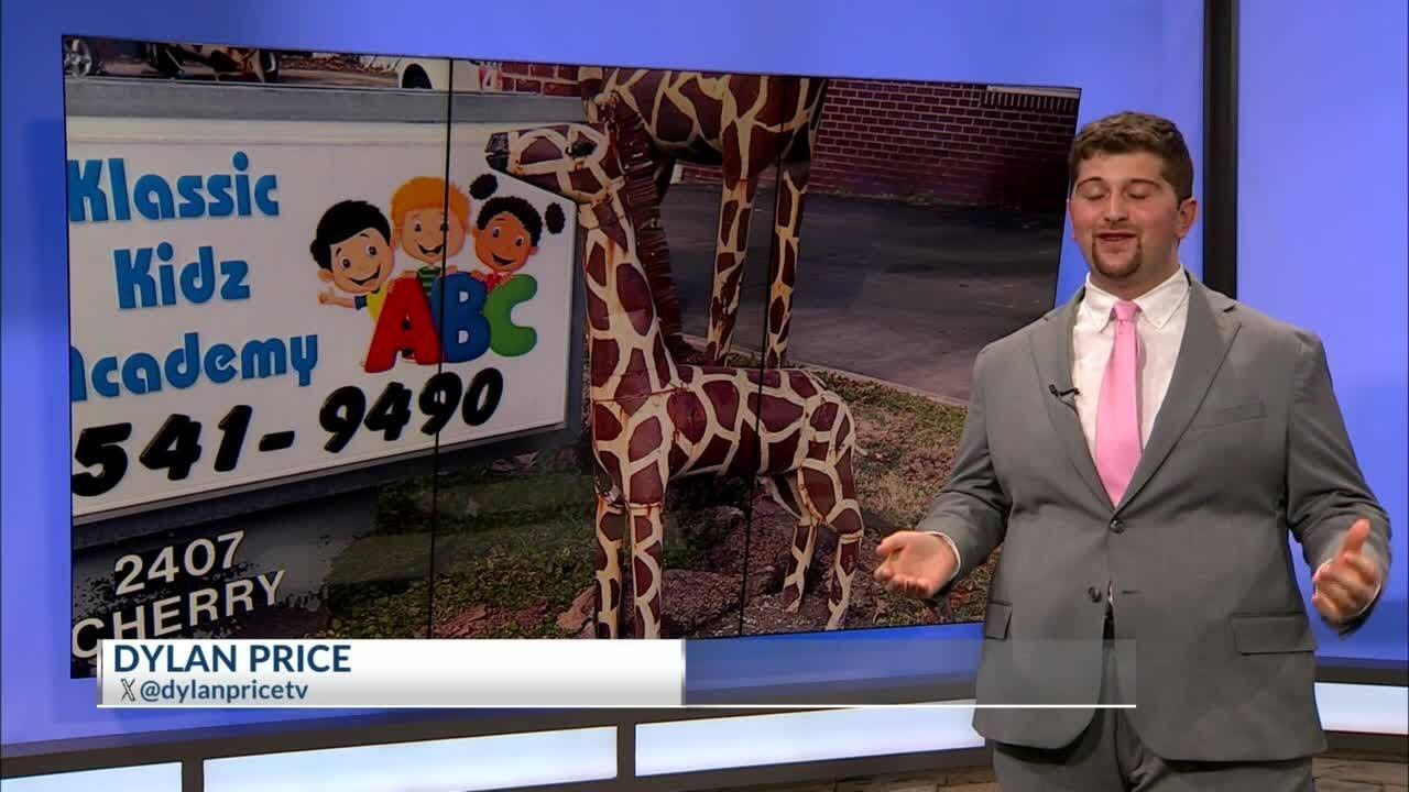A Giraffe on the Loose? Statue stolen from Pine Bluff daycare