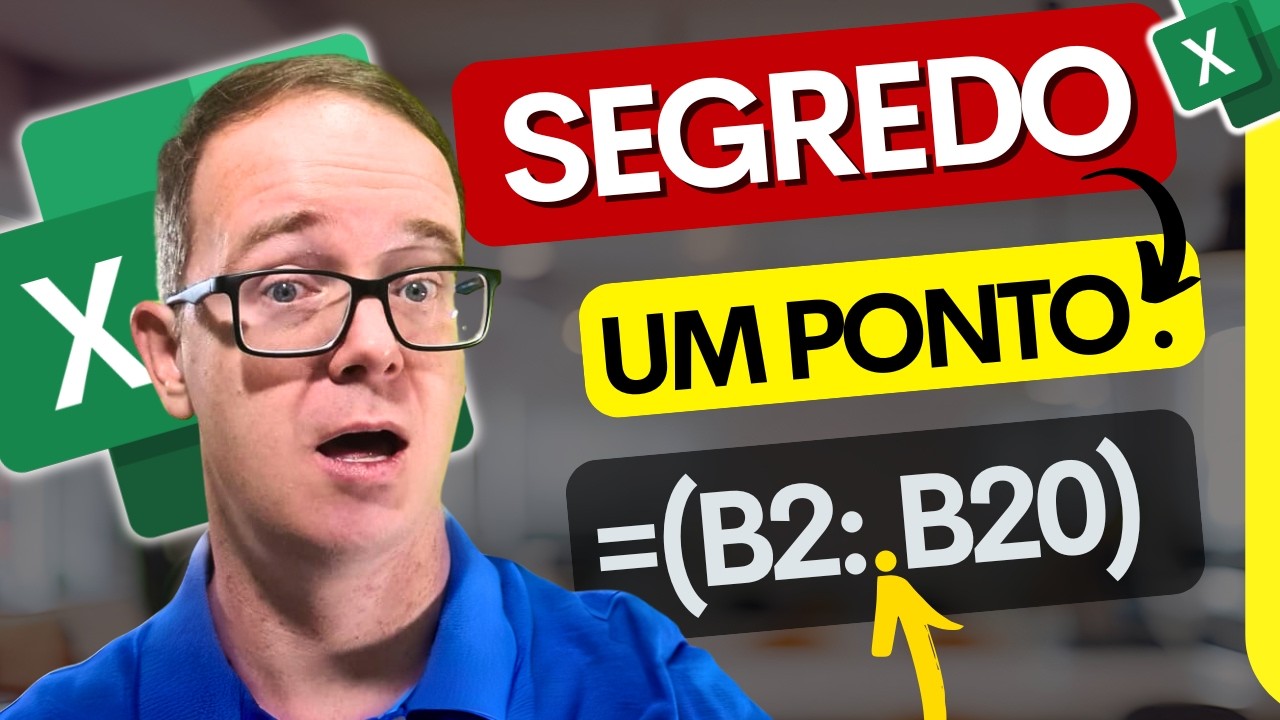 Descubra o NOVO TRUQUE com PONTO no Excel: Intervalos Mais Limpos em Segundos!