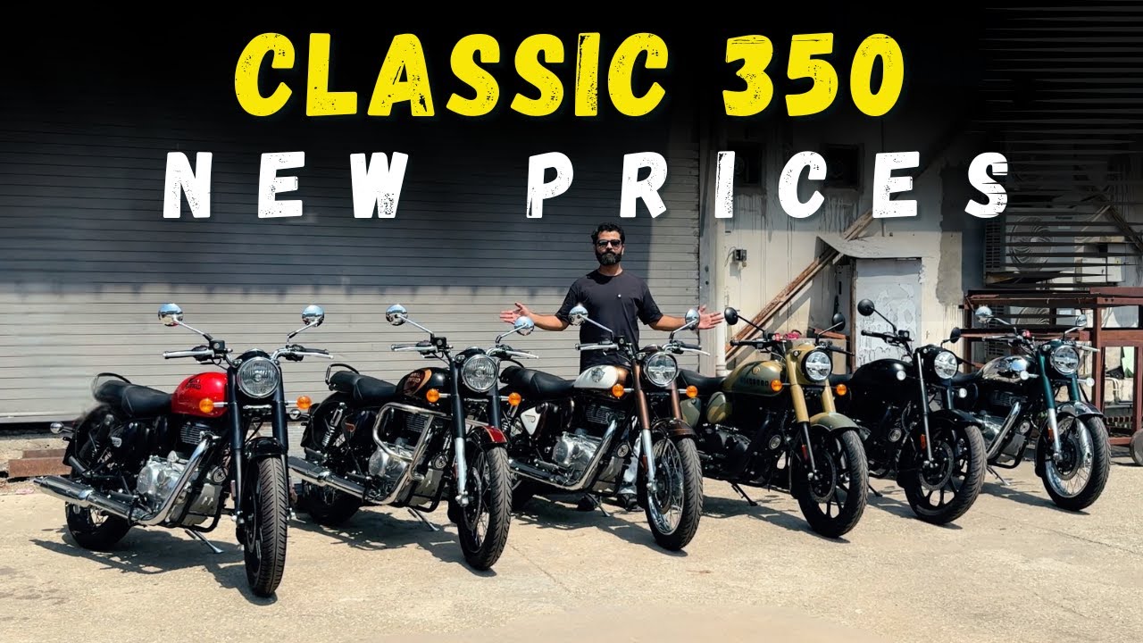 Classic 350 All Variants New Prices After GST 2.0 | Motorxone