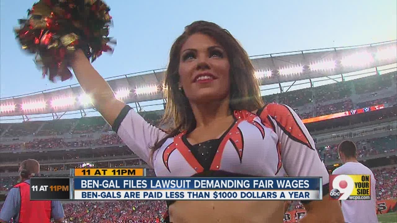 Cheerleader sues Bengals over pay