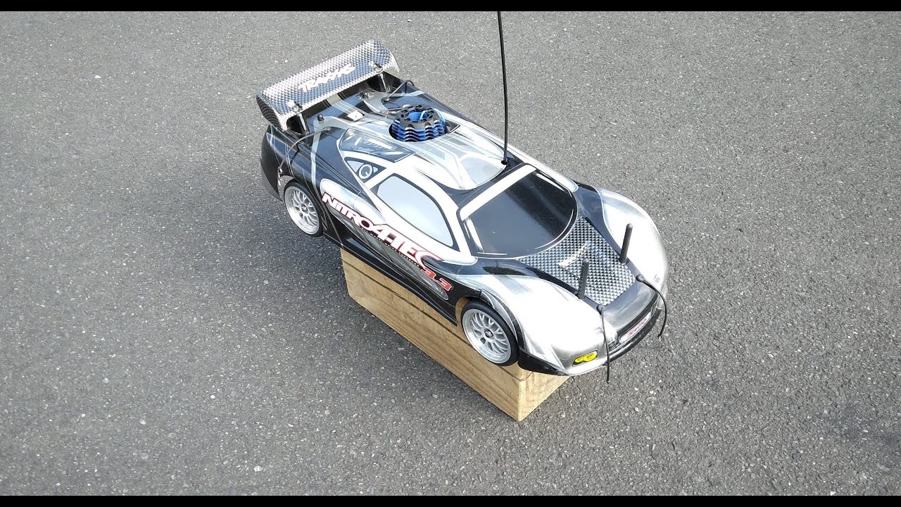 Nitro RC 1/10 Traxxas 4-Tec 3.3, Tank 7 Road Run
