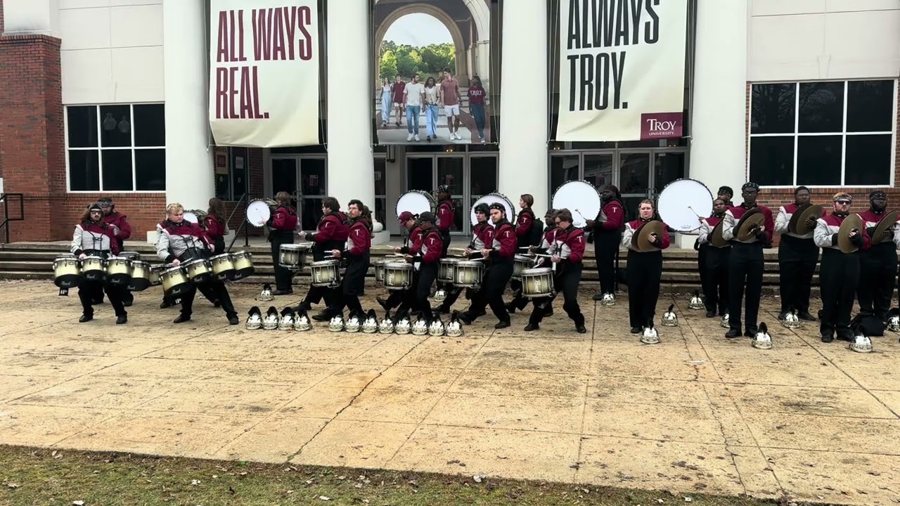 Troy University “Sound of the South” Drumline 2025 - “Skate/Getaway” (Closer) 