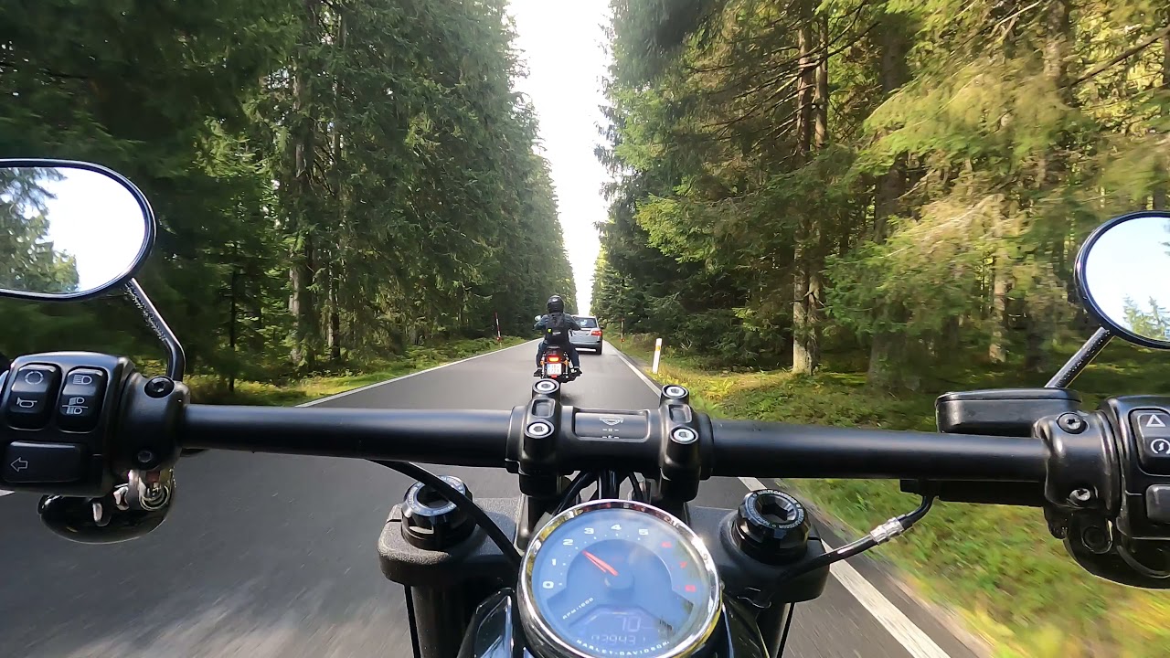 Kvilda-Modrava beautiful road.