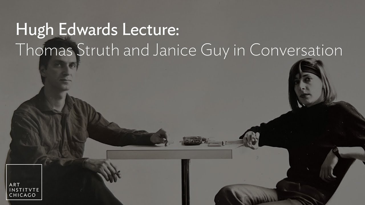 Hugh Edwards Lecture: Thomas Struth and Janice Guy in Conversation