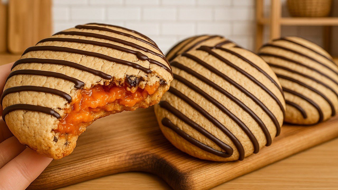 Die besten gesunden gefüllten Haferkekse! Schnelles Dessert ohne Zucker!