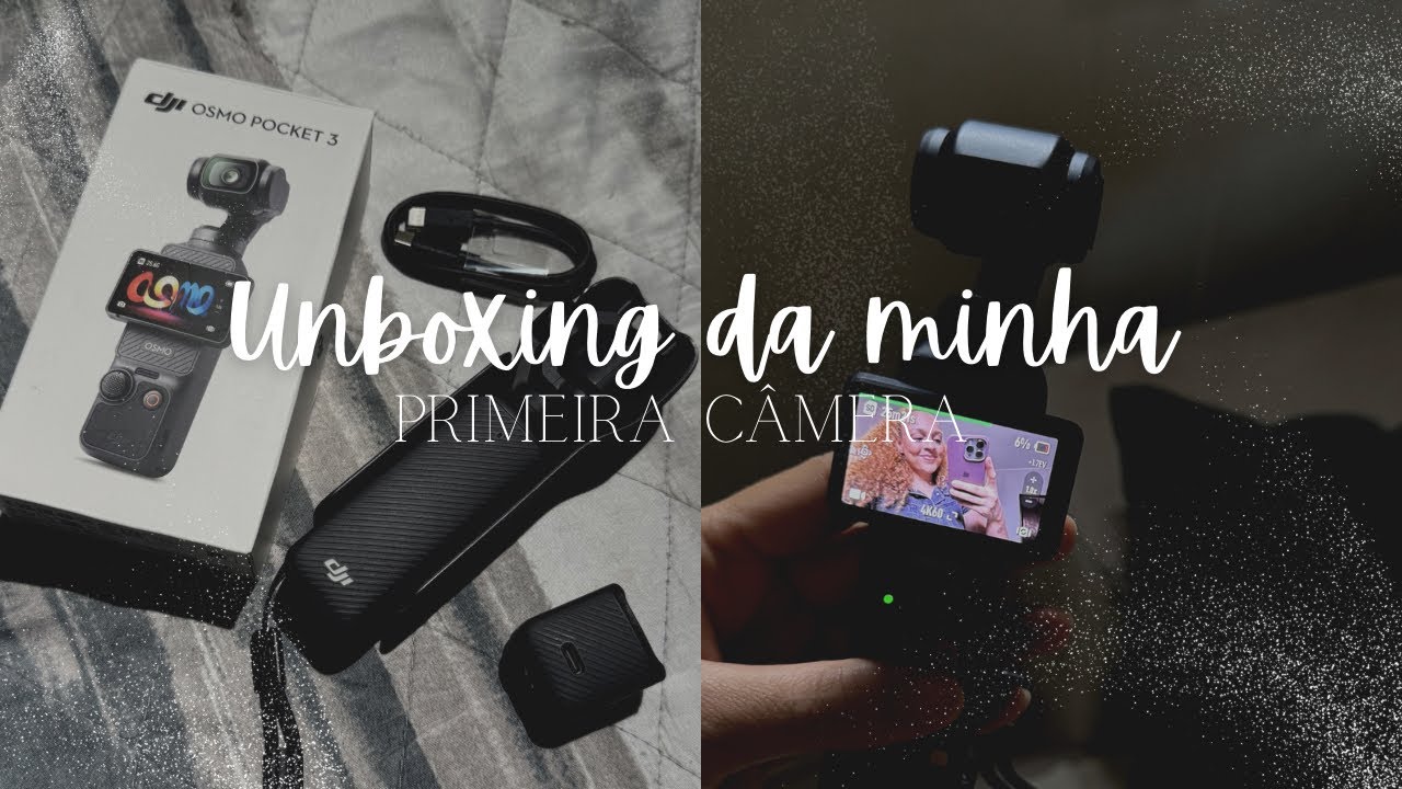 COMPREI MINHA PRIMEIRA CÂMERA dji osmo pocket 3 | 