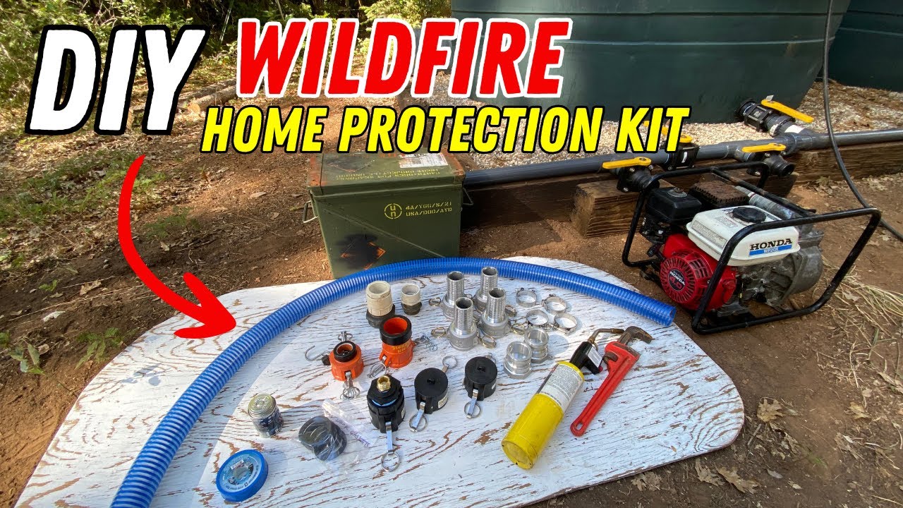 Building an EMERGENCY Wildfire Defense Kit