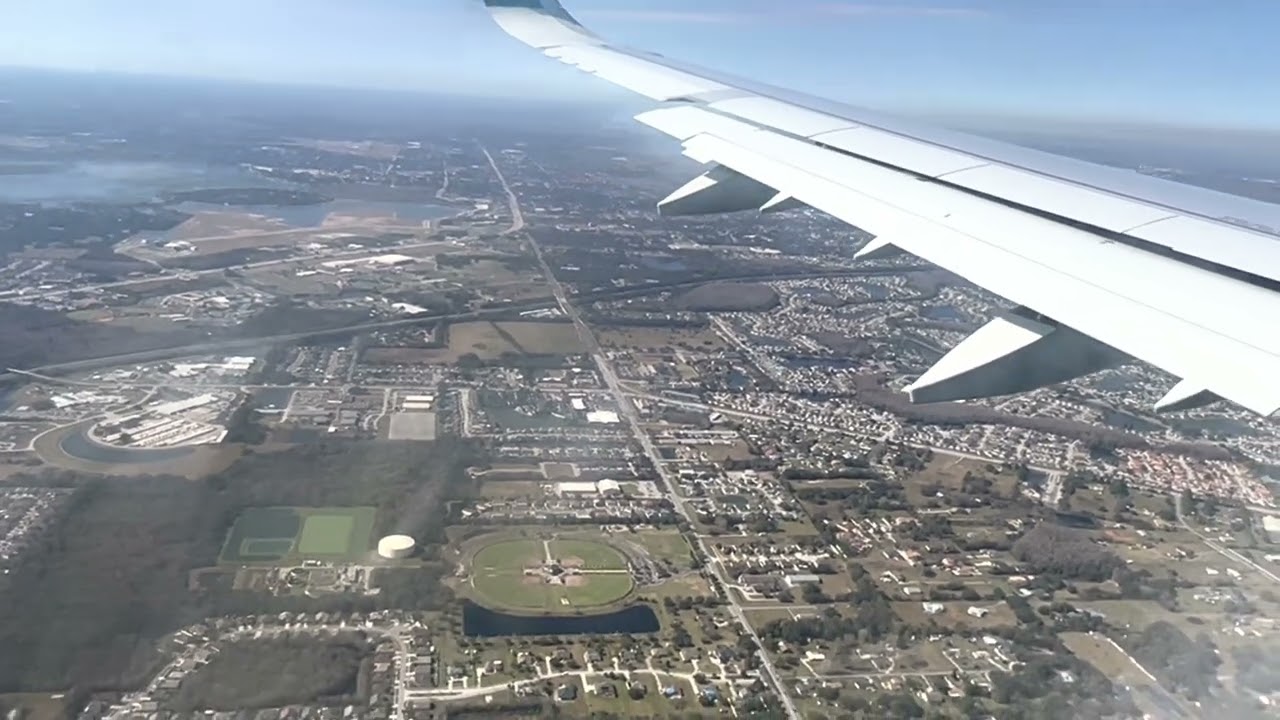 Increíble aterrizaje en Orlando Florida suscríbete a mi canal