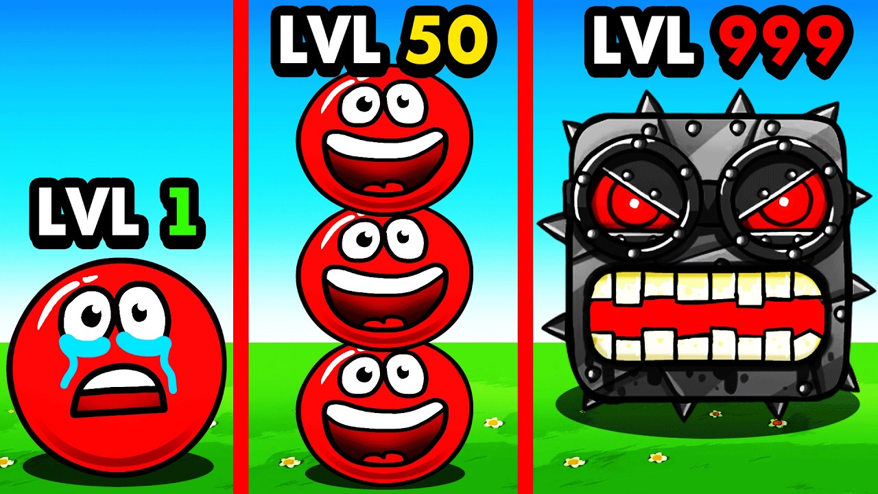 LEVEL 1 vs LEVEL 999 RED BALL