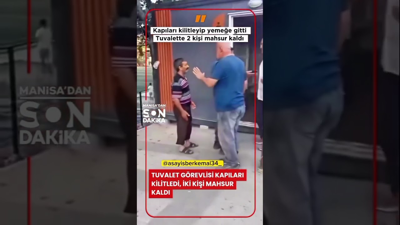 Tuvalette kilitli kaldılar #g&uuml;ndem #haber #keşfet