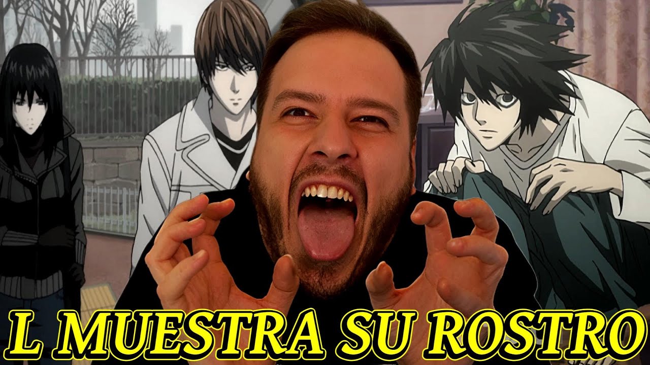 APARECE EL ROSTRO DE L | REACCION A DEATH NOTE LATINO POR PRIMERA VEZ 6-8