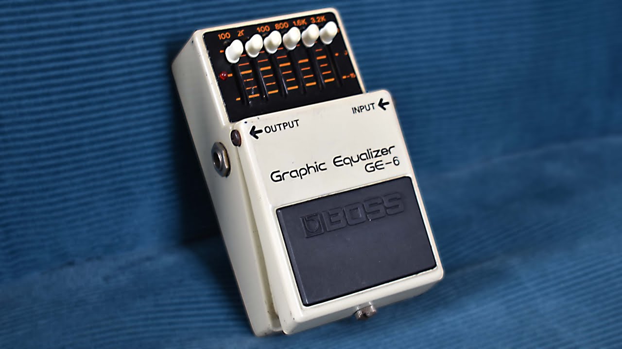 BOSS GE-6 いい歪み！(VINTAGE TS-9?)