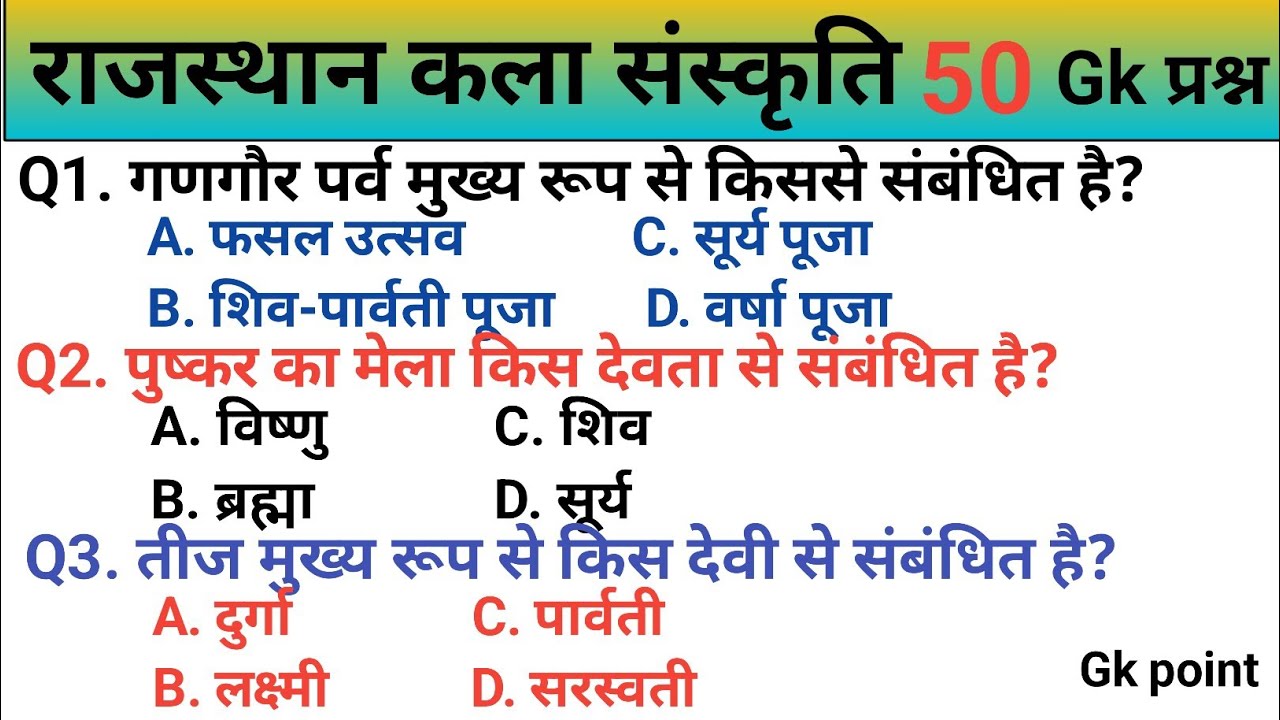 सामान्य ज्ञान | Gk Question | Gk Question In Hindi | SSC GD,UPSC, Railway, Police |  All Exams