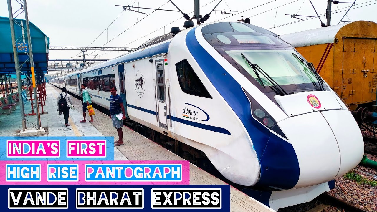 India's First High Rise Pantograph Vande Bharat Express at Delhi Cant | Video No.179