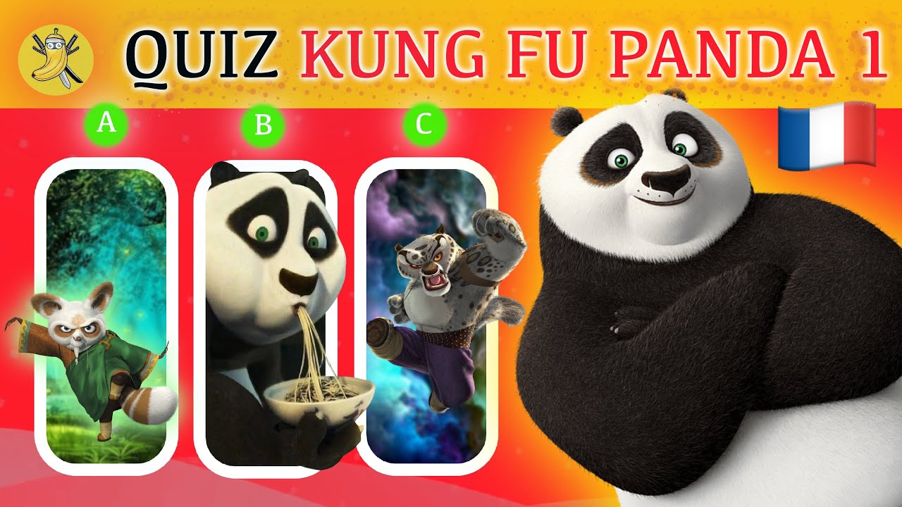 Quiz Kung Fu Panda 1  🐼 Ninja Quiz 🍌