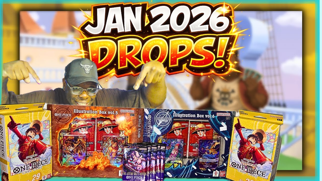 One Piece TCG January 2026 Releases! Illustration Box Vol. 5 & 6 + ST-29 - Worth Buying?