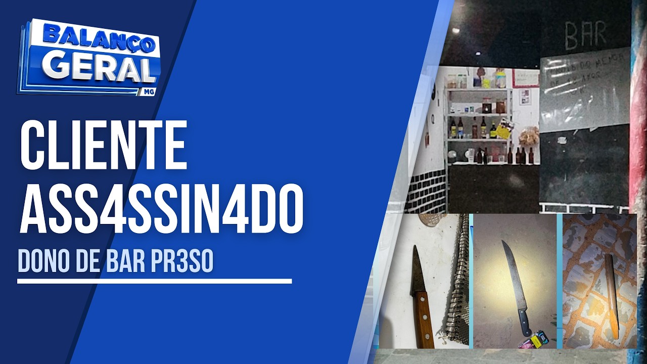 CLIENTE É MORTO A FACADAS APÓS AGREDIR DONO DE BAR COM GOLPES DE FACÃO EM MANGA