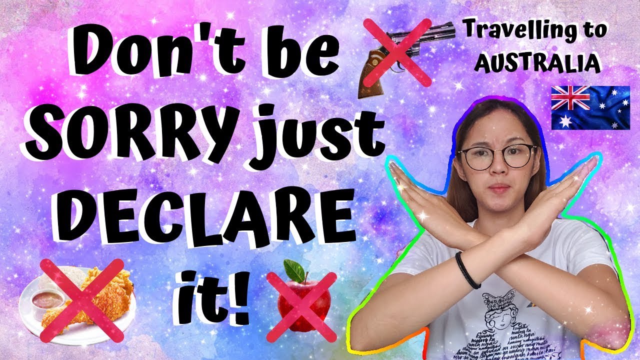Travelling to AUSTRALIA?/Allowed and Not Allowed things to bring