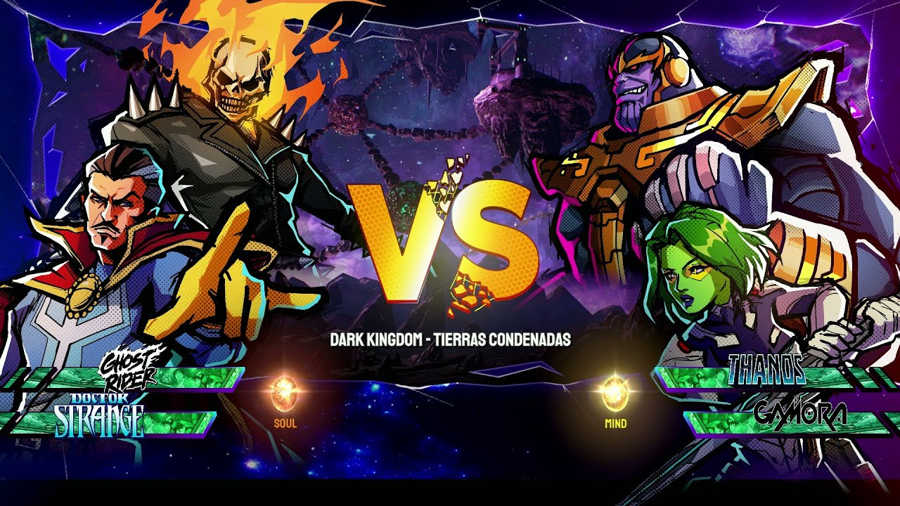 Ghost Rider Vs Thanos - Marvel vs. Capcom Infinite Beyond