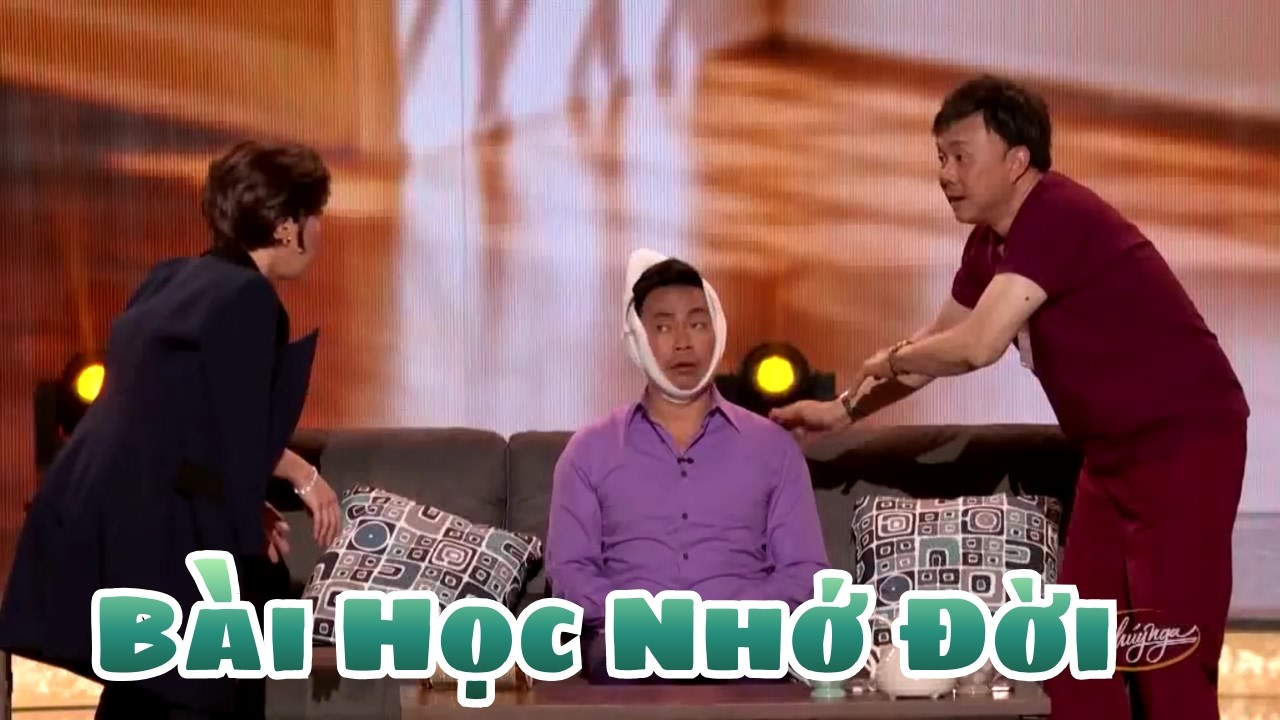 Cười sặc sụa với màn trình diễn hài hước của nghệ sĩ Chí Tài và Hoài Tâm trong vở Bài Học Nhớ Đời