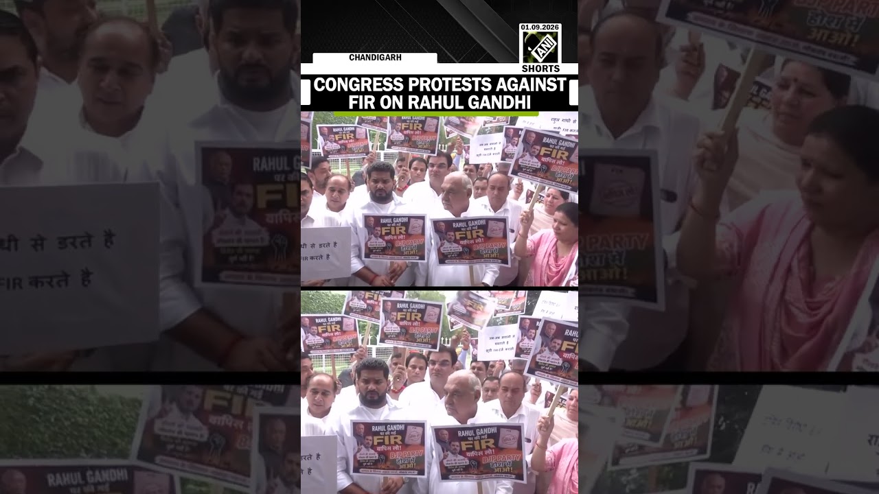 Congress protests against FIR on Rahul Gandhi over Haldwani &lsquo;Purification&rsquo; Row