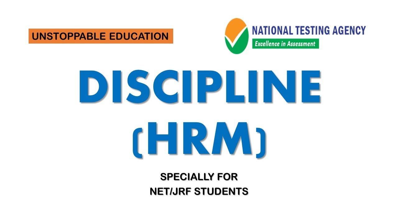 जानें DISCIPLINE क्या होता है  ? | NET/JRF | LABOUR LAWS/HRM/I.R.