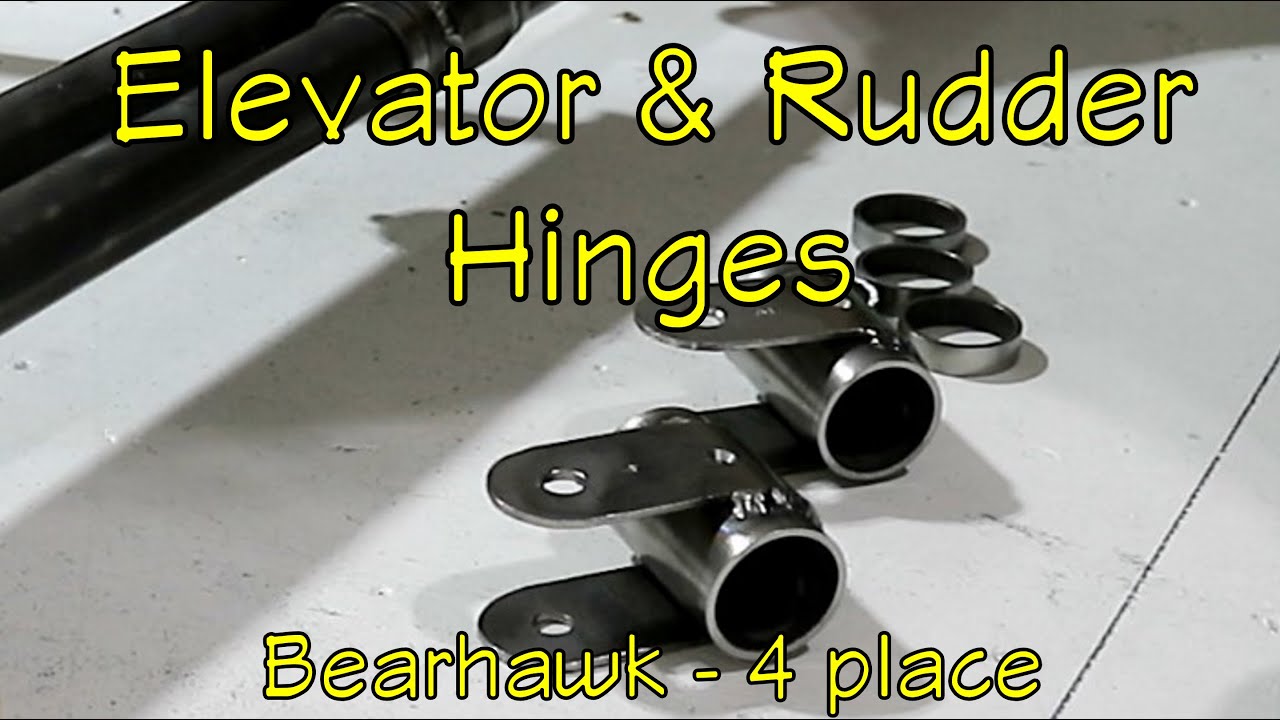 Bearhawk Experimental Airplane Build : Aileron and Rudder Hinges
