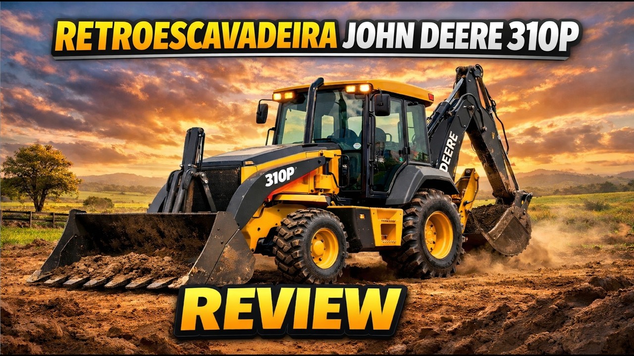 Retroescavadeira John Deere 310P - Review