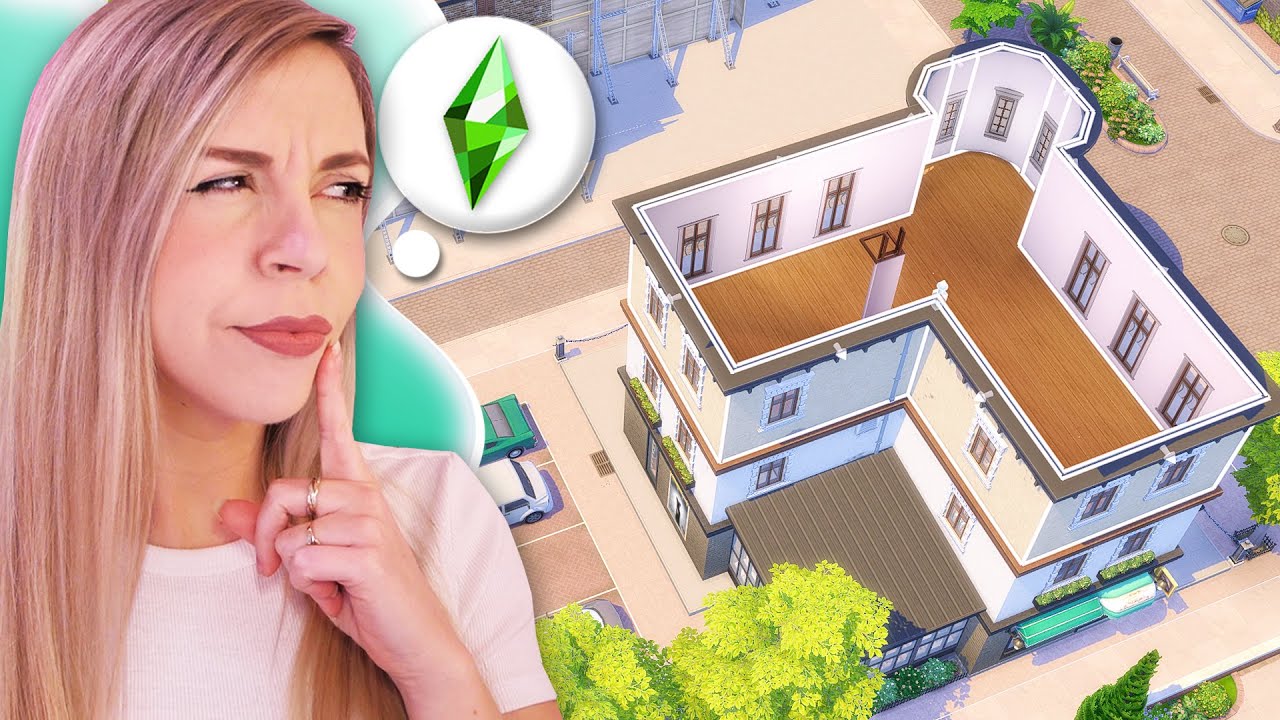 J'essaie de créer un appart au dessus d'une boutique ! 👜 - SIMS 4