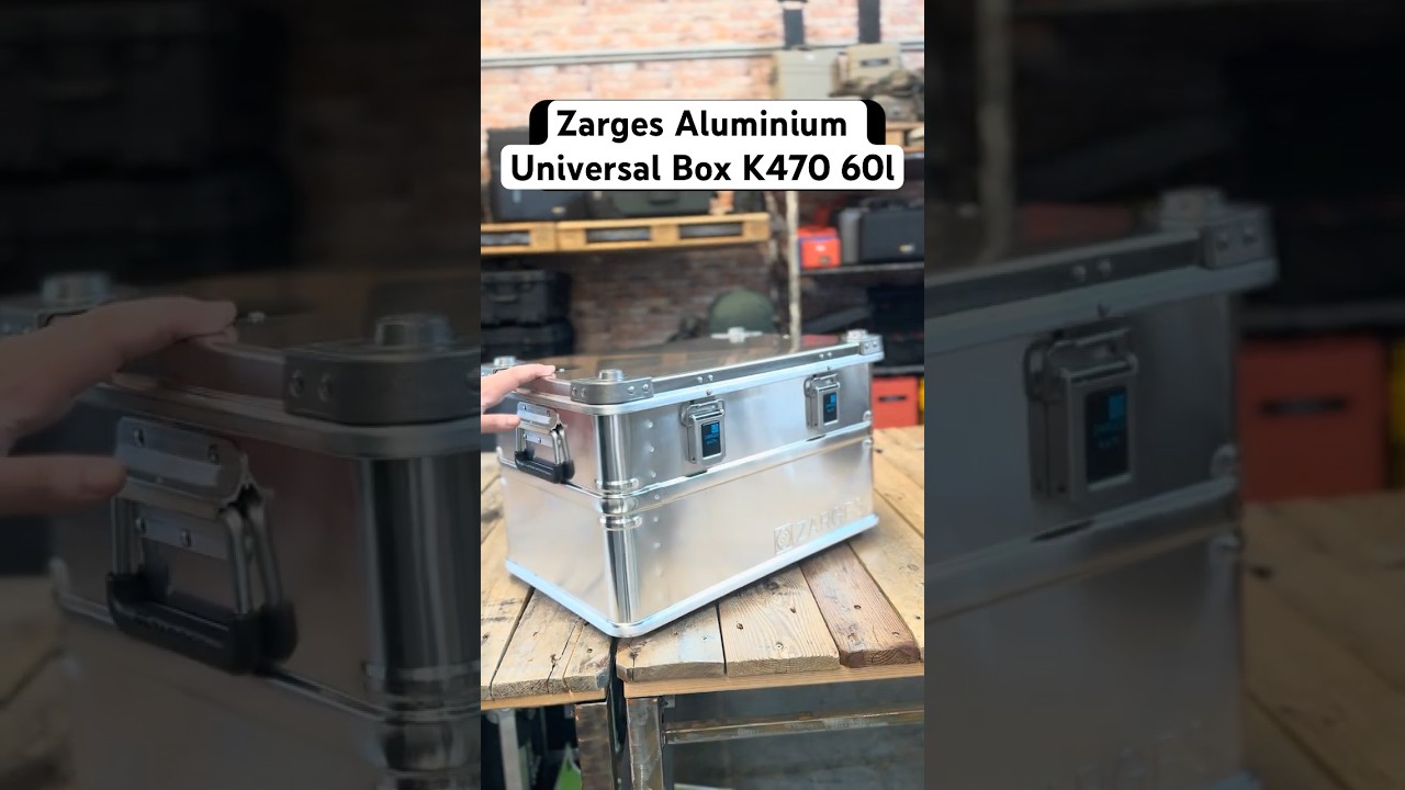 Zarges Aluminium Box K470 60 Liters - First Check #alubox