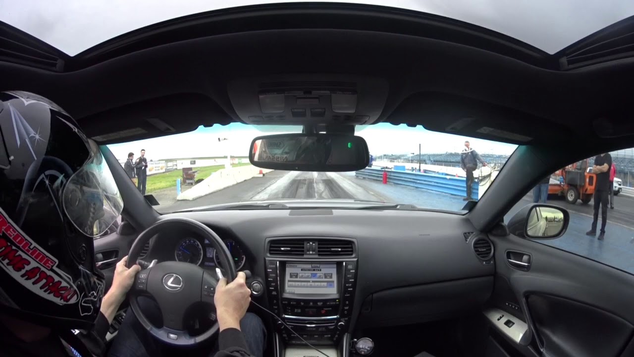 RR-Racing Supercharged Lexus ISF 1/4 mile Record Run