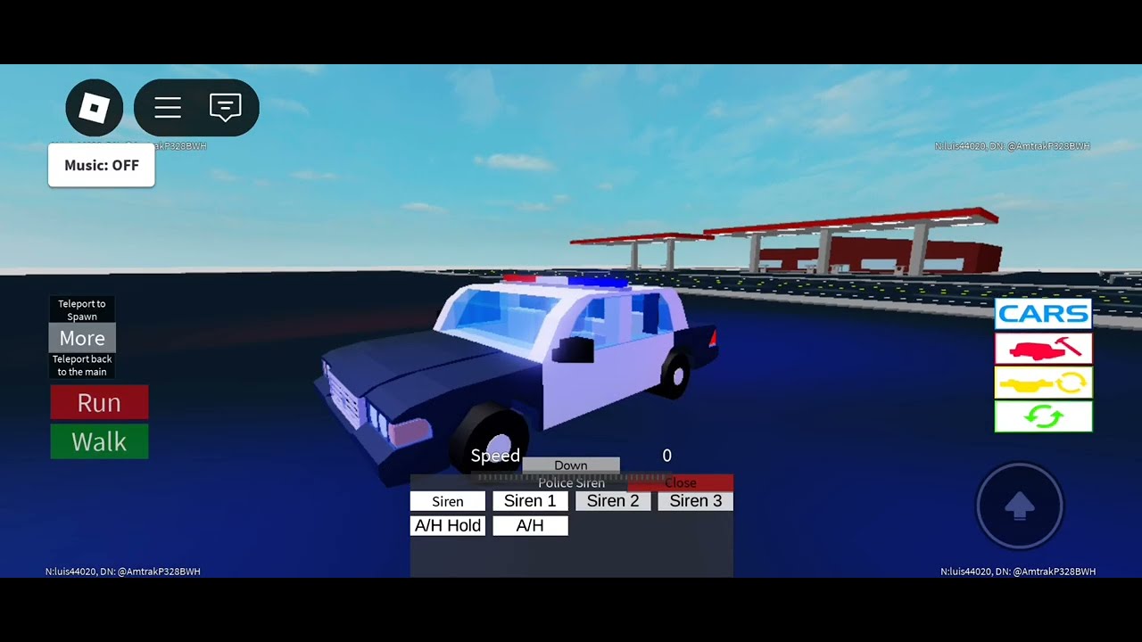 Roblox Ro Crash - All Police Vehicles Siren and Air Horn sounds