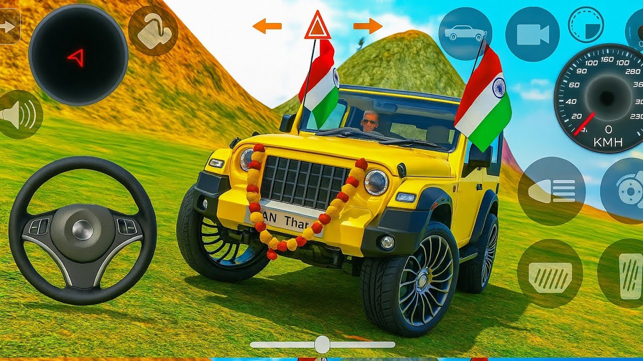 Modified Mahindra Thar👿Games:India Thar ( Gadi Wala Games) Car Game Android Game 2025 