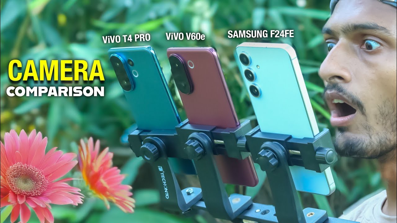 Vivo V60e vs Vivo T4 Pro vs Samsung S24 FE Camera Comparison - Which is the best camera phone? 📷