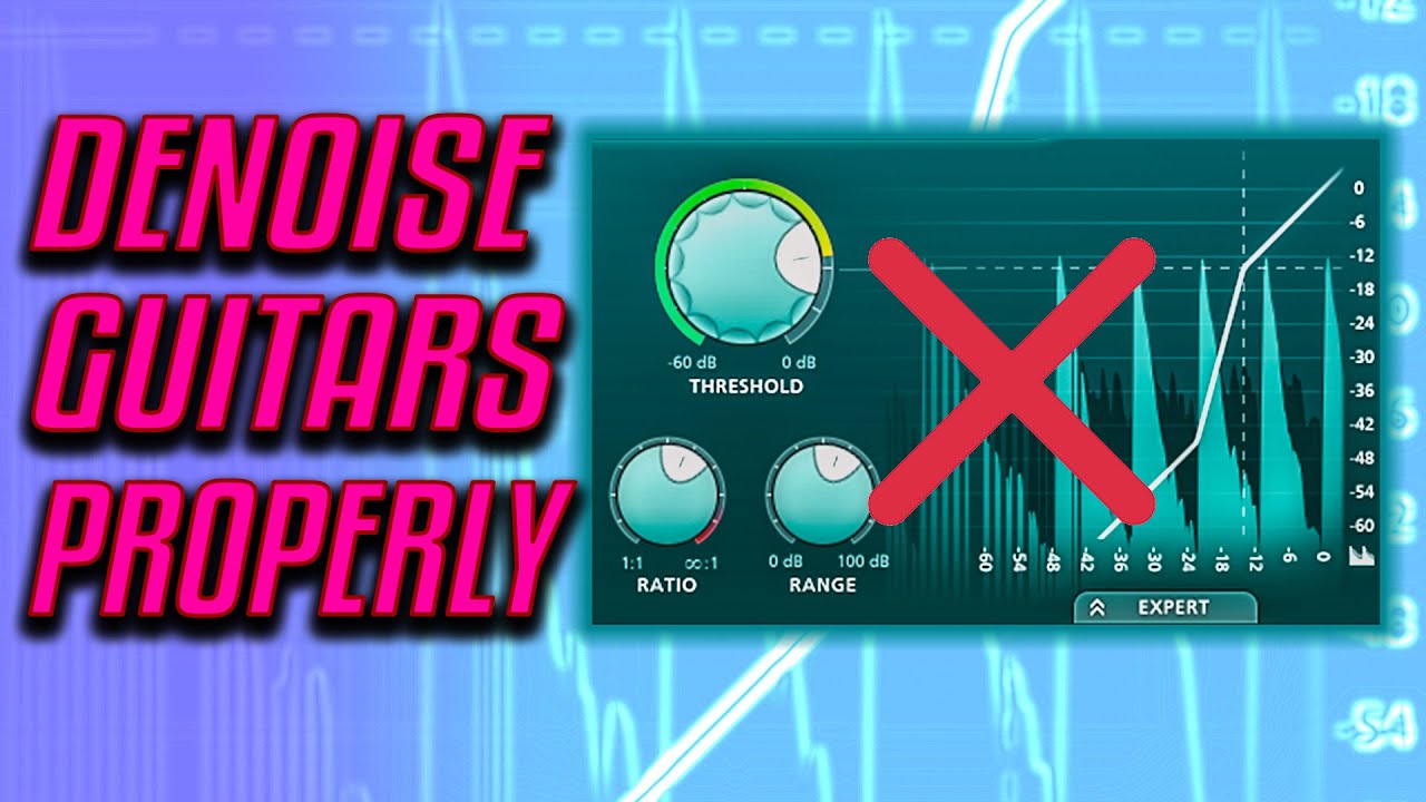 GUITAR HACK [Denoise guitars WITHOUT NOISE GATE] - Spectral Denoise - HOW TO CLEAN BAD DIs TUTORIAL