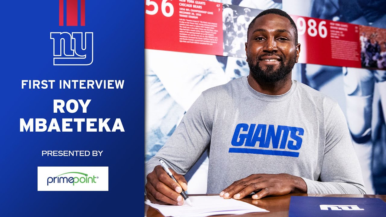 Roy Mbaeteka Talks Journey from Nigeria to New York Giants