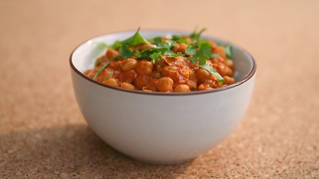 Kichererbsen-Curry mit Kokosmilch