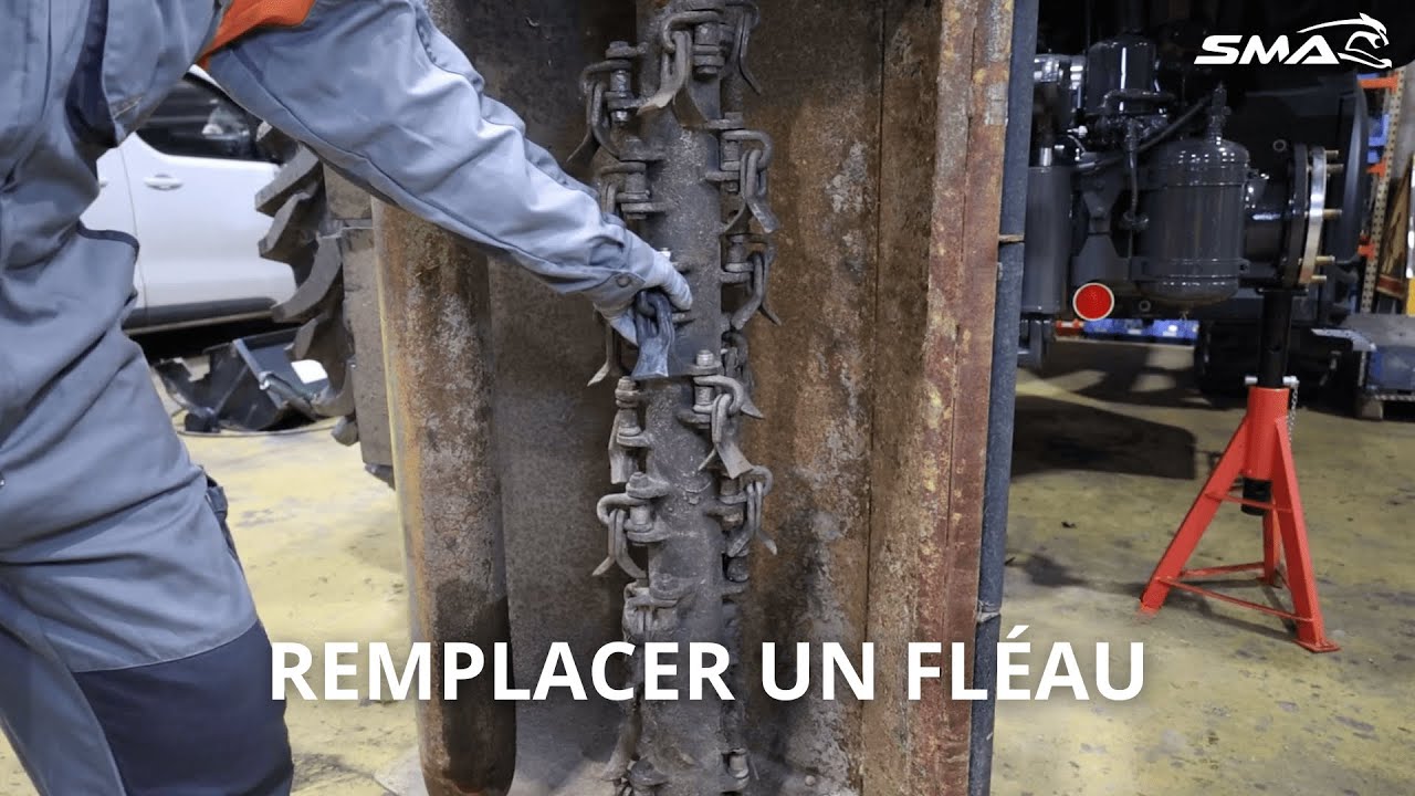 Comment remplacer un fléau sans déséquilibrer le rotor ? - SMA