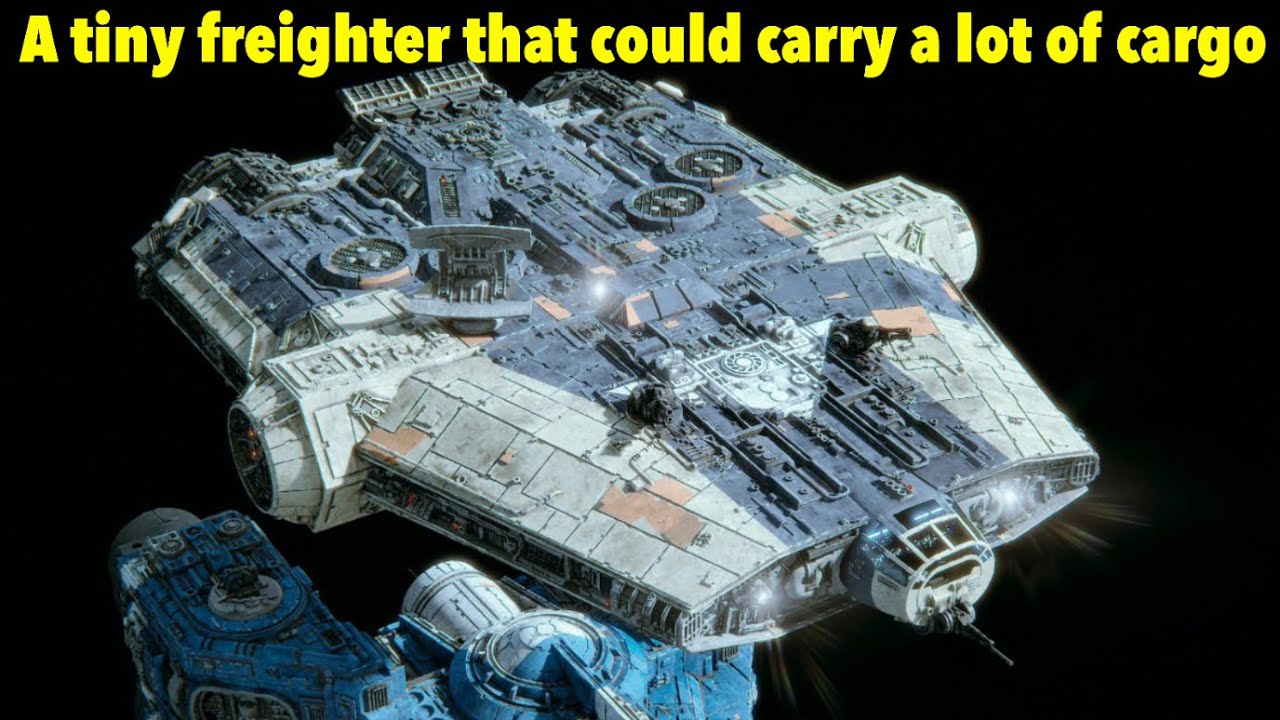 The CG-44B light freighter | it carried twice the amount of cargo that the YT-1300 could 