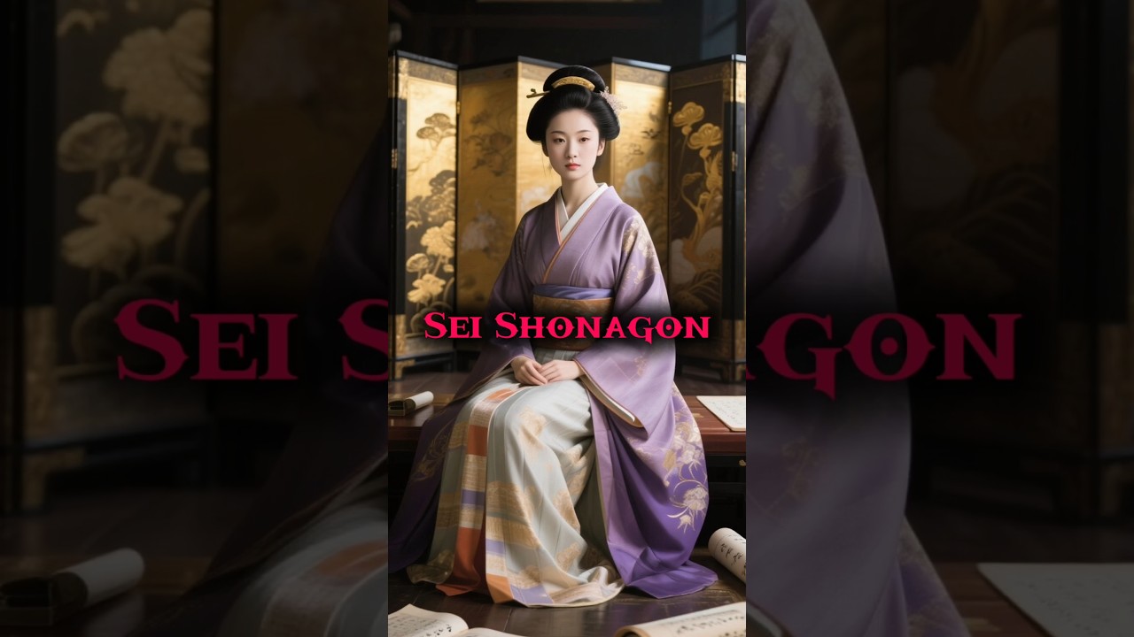 Sei Shōnagon: The Brilliant Mind Behind The Pillow Book #history #mythology #shorts