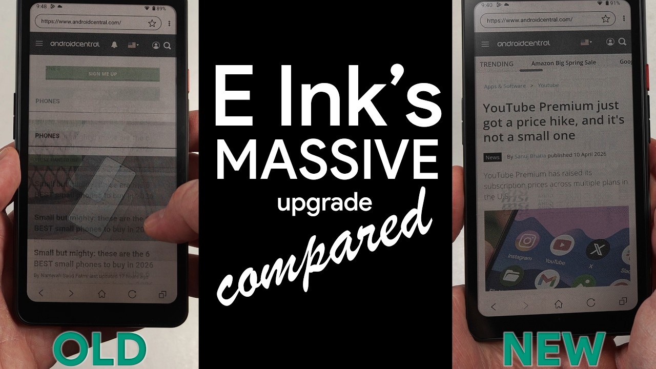 Обновление BIG E Ink, которое нужно увидеть, чтобы поверить.